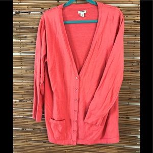 Coral Old Navy sweater. Cotton